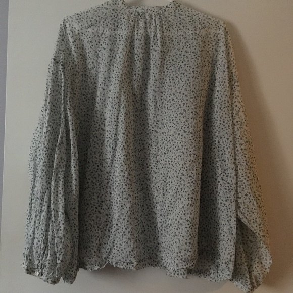 DOEN Jane Blouse Forget Me Not Blue Floral Liberty Print XL - Picture 2 of 6